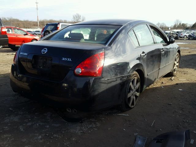 1N4BA41E94C882349 - 2004 NISSAN MAXIMA SE BLACK photo 4