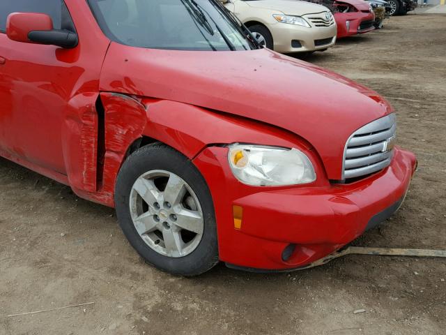 3GNBABDB0AS590571 - 2010 CHEVROLET HHR LT RED photo 10