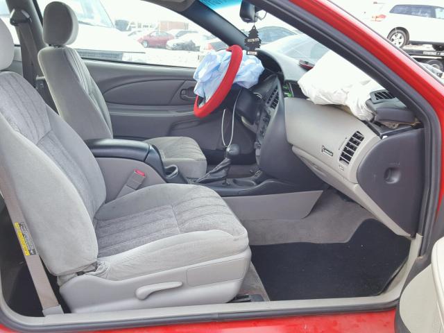 2G1WW12E339216757 - 2003 CHEVROLET MONTE CARL წითელი ფოტო 5