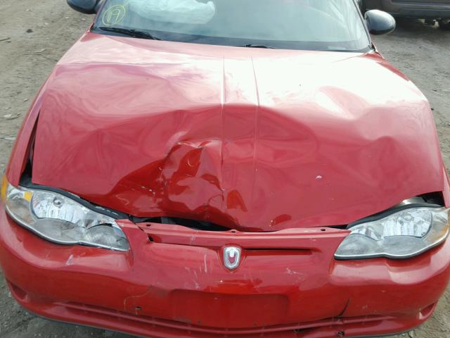 2G1WW12E339216757 - 2003 CHEVROLET MONTE CARL წითელი ფოტო 7