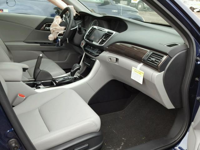 1HGCR3F09HA030505 - 2017 HONDA ACCORD EXL Mavi foto 5