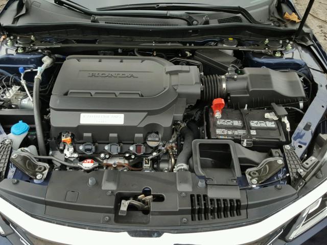 1HGCR3F09HA030505 - 2017 HONDA ACCORD EXL Mavi foto 7