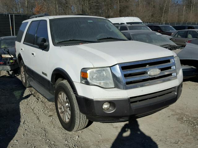 1FMFU15517LA66537 - 2007 FORD EXPEDITION WHITE photo 1