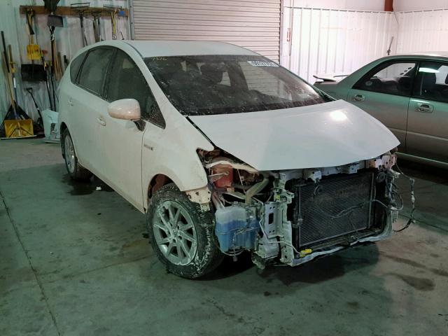 JTDZN3EU5C3096524 - 2012 TOYOTA PRIUS V WHITE photo 1