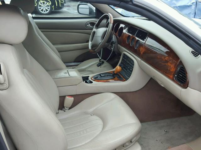 SAJDA42C41NA20161 - 2001 JAGUAR XK8 SILVER photo 5