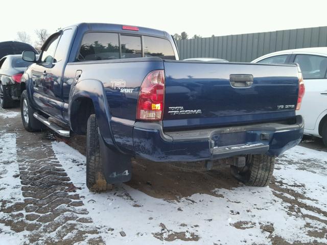 5TEUU42NX8Z582044 - 2008 TOYOTA TACOMA ACC BLUE photo 3