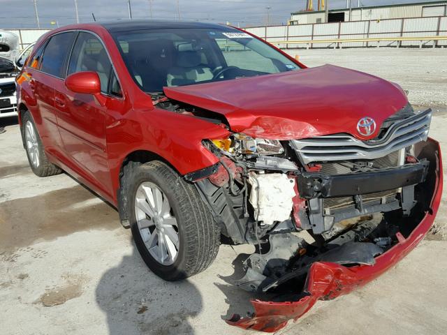 4T3ZA3BB0AU022694 - 2010 TOYOTA VENZA BASE RED photo 1