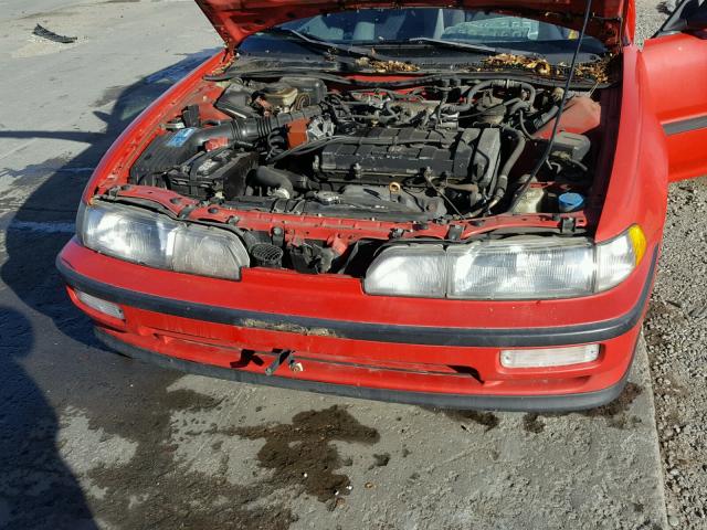 JH4DA9469MS043567 - 1991 ACURA INTEGRA GS RED photo 7