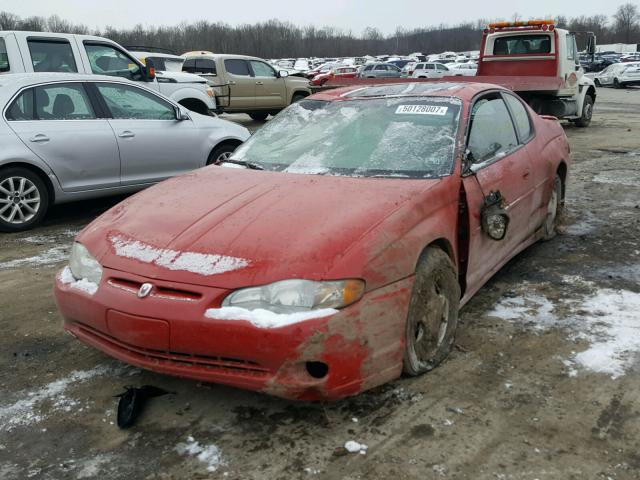 2G1WX12K539428479 - 2003 CHEVROLET MONTE CARL RED photo 2