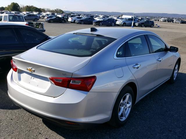 1G1ZB5ST8GF294379 - 2016 CHEVROLET MALIBU LS ვერცხლისფერი ფოტო 4