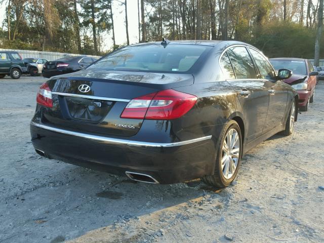 KMHGC4DD4DU246845 - 2013 HYUNDAI GENESIS 3. BLACK photo 4