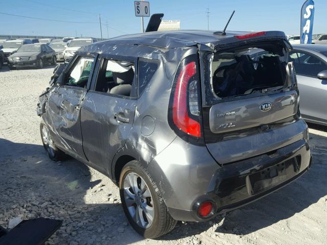 KNDJP3A58G7243696 - 2016 KIA SOUL + GRAY photo 3