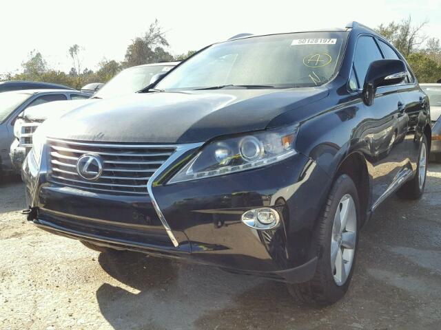 2T2BK1BA5FC343587 - 2015 LEXUS RX 350 BLACK photo 2