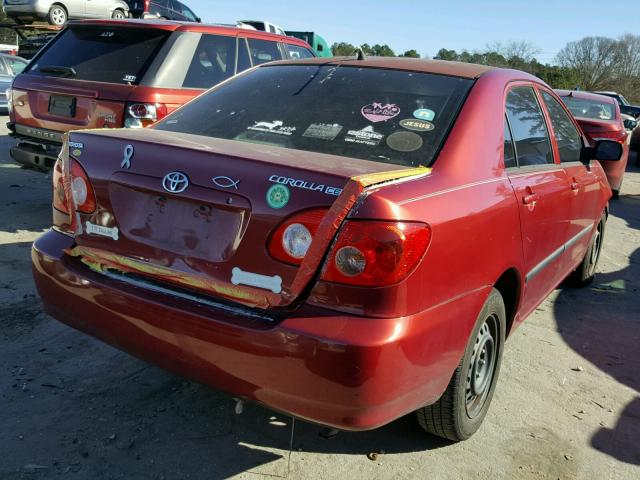 JTDBR32E552063972 - 2005 TOYOTA COROLLA CE MAROON photo 3