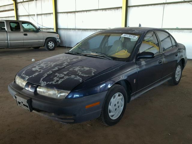 1G8ZF5284XZ142387 - 1999 SATURN SL BLUE photo 2