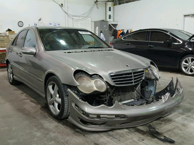 WDBRF52H16A872131 - 2006 MERCEDES-BENZ C GENERATI TAN photo 1