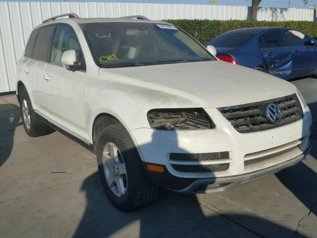 WVGZG77L35D067974 - 2005 VOLKSWAGEN TOUAREG 3. WHITE photo 1