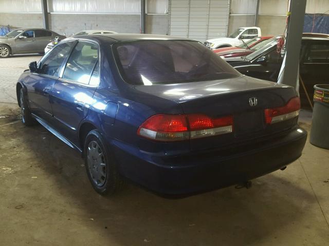 JHMCG66551C025344 - 2001 HONDA ACCORD LX BLUE photo 3