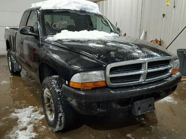 1D7HG32N34S680307 - 2004 DODGE DAKOTA SPO BLACK photo 1