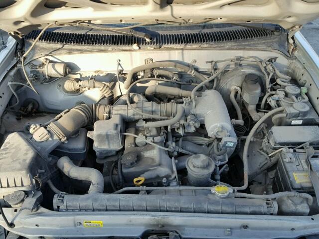 5TENL42N91Z872935 - 2001 TOYOTA TACOMA SILVER photo 7