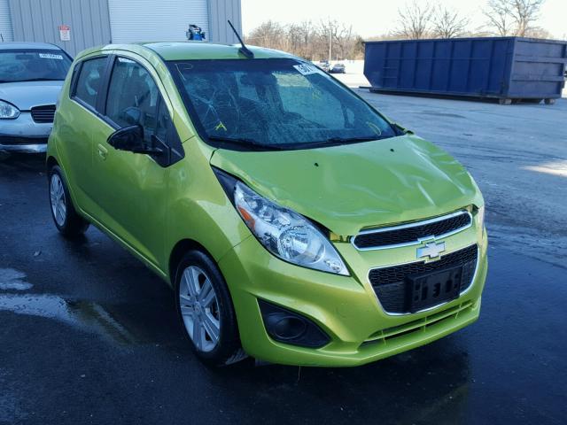 KL8CD6S96DC535203 - 2013 CHEVROLET SPARK 1LT GREEN photo 1