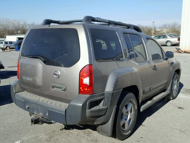 5N1AN08U26C532883 - 2006 NISSAN XTERRA OFF TAN photo 4