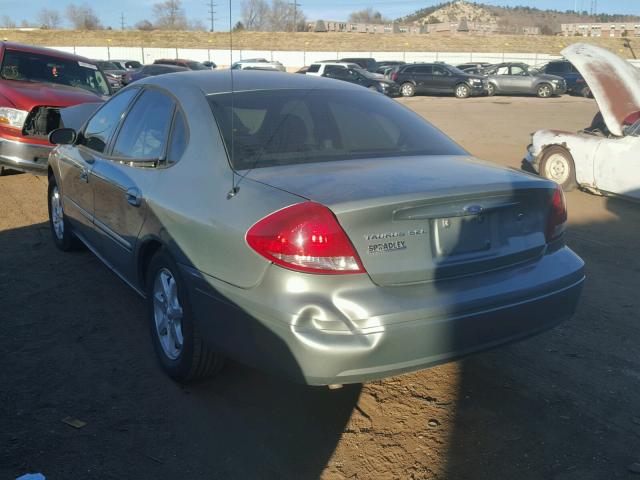 1FAFP56U86A225742 - 2006 FORD TAURUS SEL GREEN photo 3