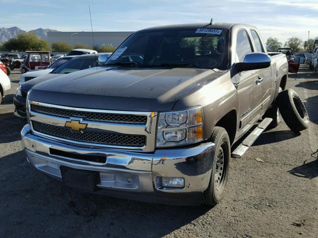 1GCRCSE00CZ191373 - 2012 CHEVROLET SILVERADO BROWN photo 2