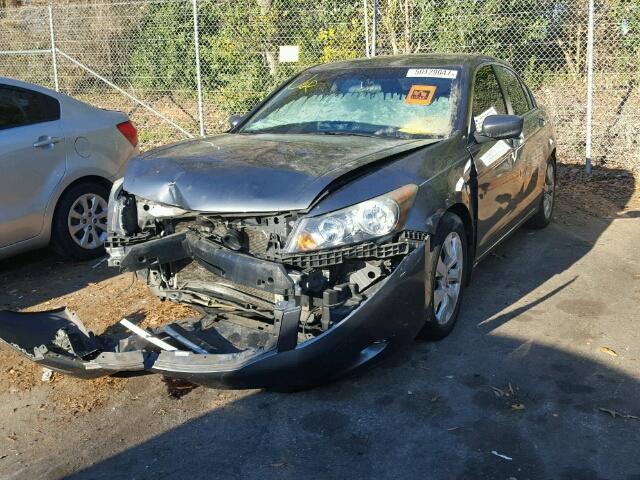 1HGCP36729A024016 - 2009 HONDA ACCORD EX CHARCOAL photo 2