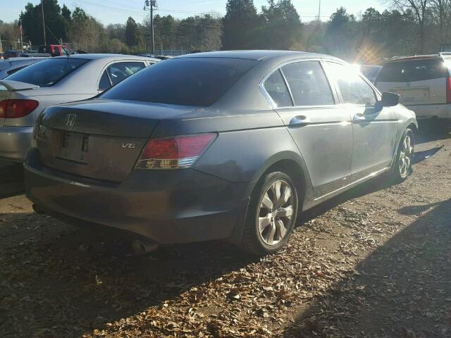 1HGCP36729A024016 - 2009 HONDA ACCORD EX CHARCOAL photo 4