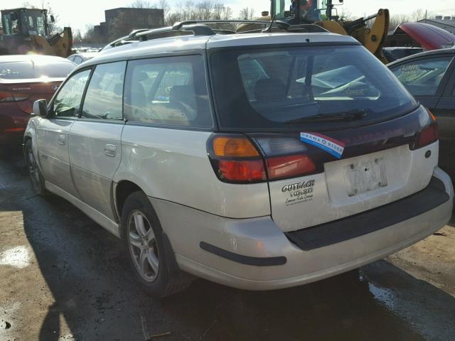 4S3BH806847605773 - 2004 SUBARU LEGACY OUT WHITE photo 3