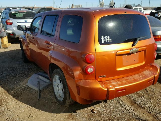 3GNDA23D78S636385 - 2008 CHEVROLET HHR LT ORANGE photo 3