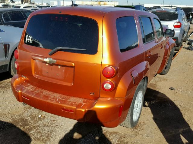 3GNDA23D78S636385 - 2008 CHEVROLET HHR LT ORANGE photo 4