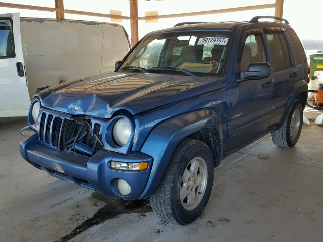 1J4GK58K03W602677 - 2003 JEEP LIBERTY LI BLUE photo 2