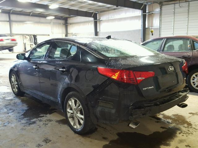 5XXGN4A7XDG172110 - 2013 KIA OPTIMA EX BLACK photo 3