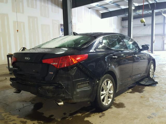 5XXGN4A7XDG172110 - 2013 KIA OPTIMA EX BLACK photo 4