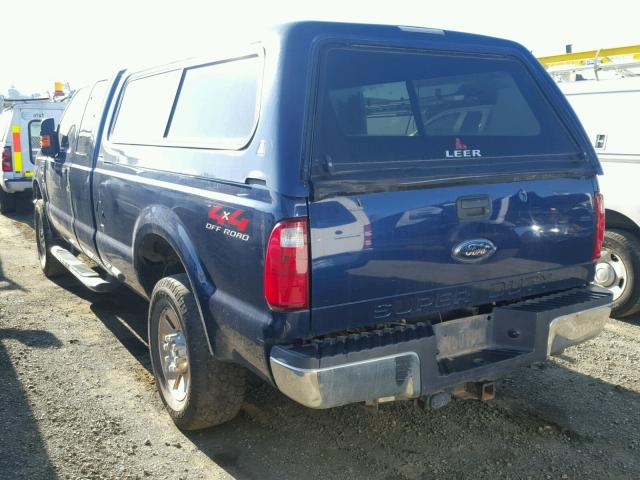 1FTSX21R28ED83757 - 2008 FORD F250 SUPER BLUE photo 3