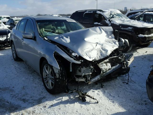 JN1CV6AP7CM932841 - 2012 INFINITI G37 BASE SILVER photo 1