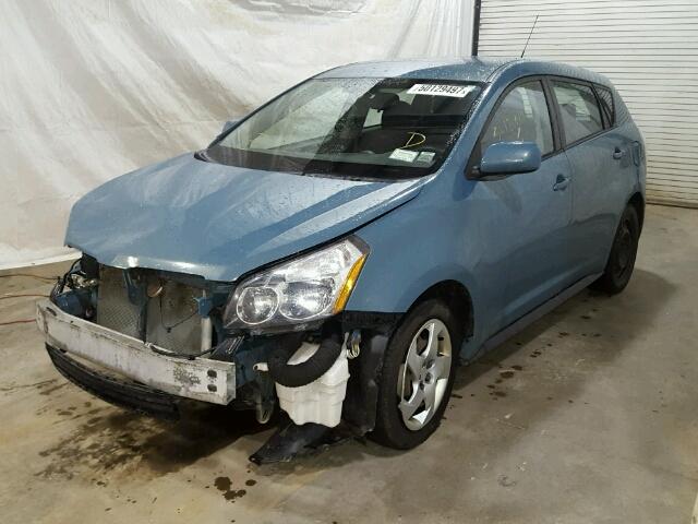 5Y2SP67879Z449798 - 2009 PONTIAC VIBE BLUE photo 2