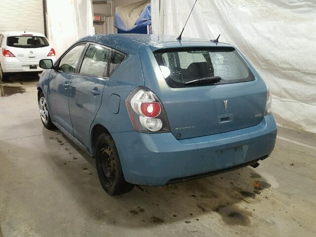 5Y2SP67879Z449798 - 2009 PONTIAC VIBE BLUE photo 3