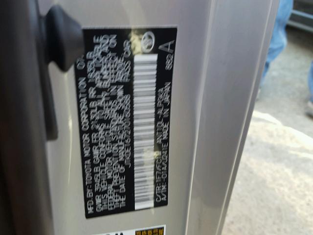 JTKDE167270160588 - 2007 TOYOTA SCION TC 银色 照片 10