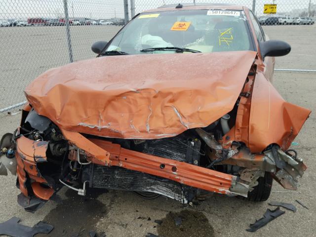 1G2NV12E44C174832 - 2004 PONTIAC GRAND AM G ORANGE photo 9