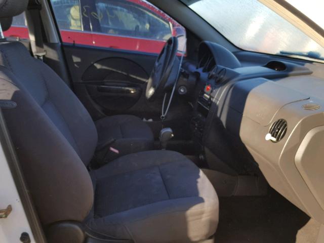 KL1TD66647B751558 - 2007 CHEVROLET AVEO BASE Ақ фото 5