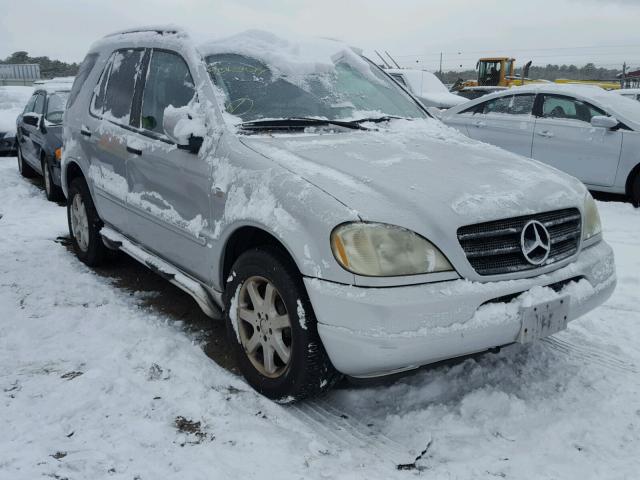 4JGAB72E41A276060 - 2001 MERCEDES-BENZ ML 430 SILVER photo 1