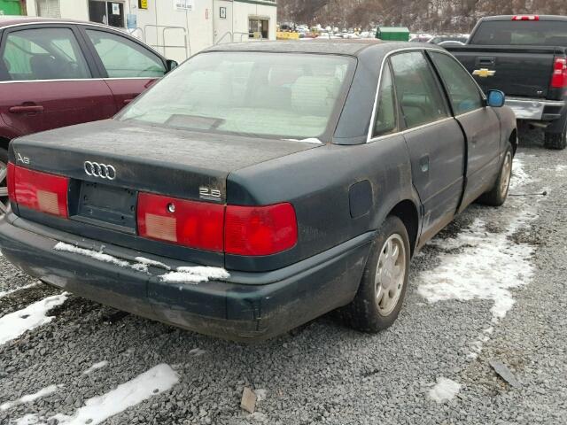 WAUGA84A9TN038876 - 1996 AUDI A6 2.8 QUA GREEN photo 4