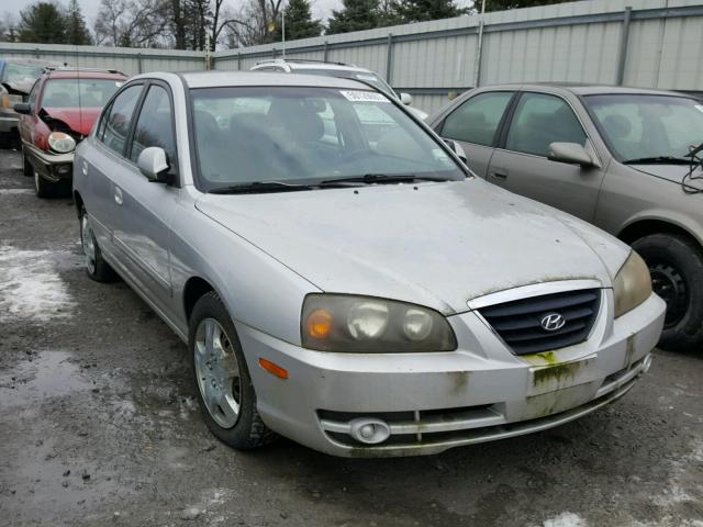 KMHDN46D34U732055 - 2004 HYUNDAI ELANTRA GL SILVER photo 1