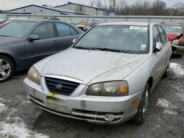 KMHDN46D34U732055 - 2004 HYUNDAI ELANTRA GL SILVER photo 2