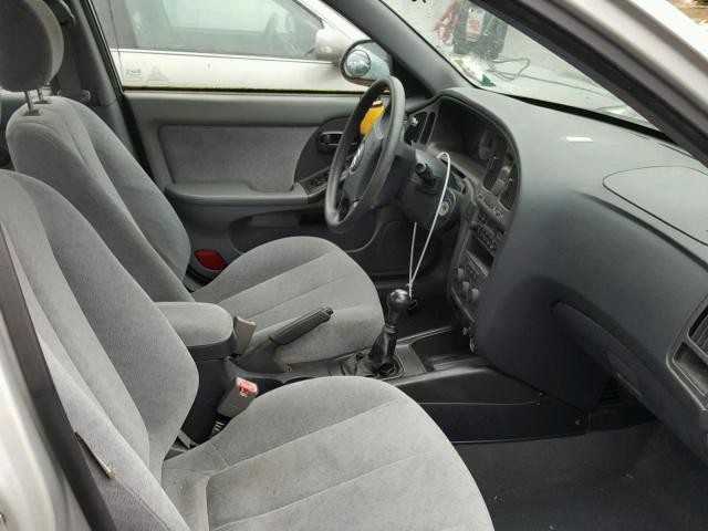 KMHDN46D34U732055 - 2004 HYUNDAI ELANTRA GL SILVER photo 5