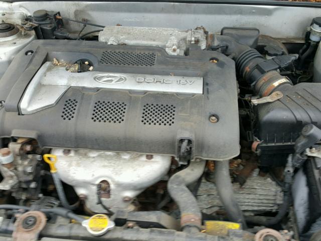 KMHDN46D34U732055 - 2004 HYUNDAI ELANTRA GL SILVER photo 7