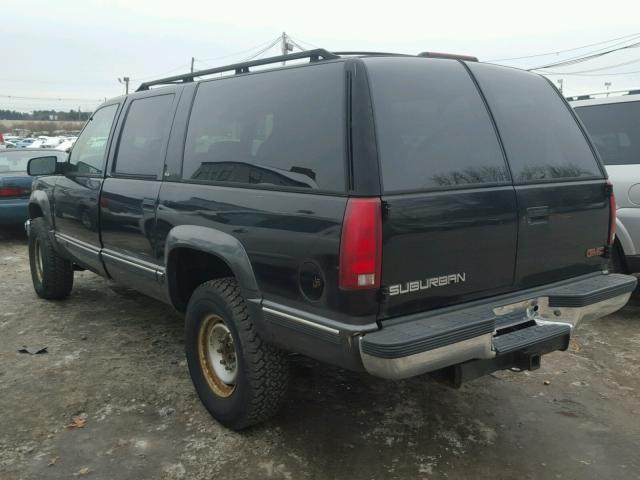 1GKGK26R3XJ775783 - 1999 GMC SUBURBAN K BLACK photo 3